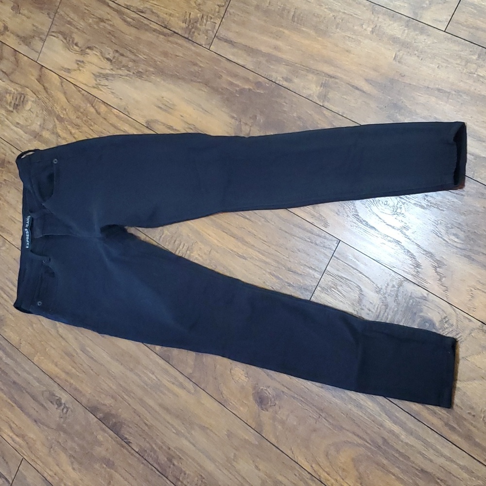 Express Dark Blue High Rise Jean Leggings Size 0